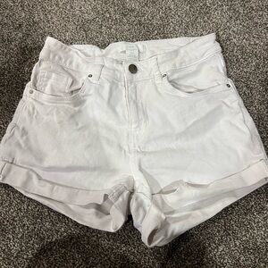 H&M White Jean Shorts for Women